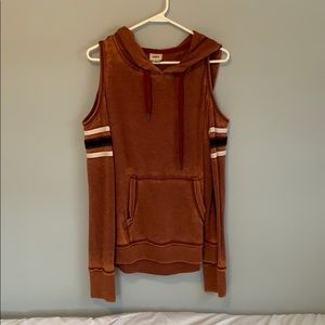 Daytrip cold shoulder hoodie